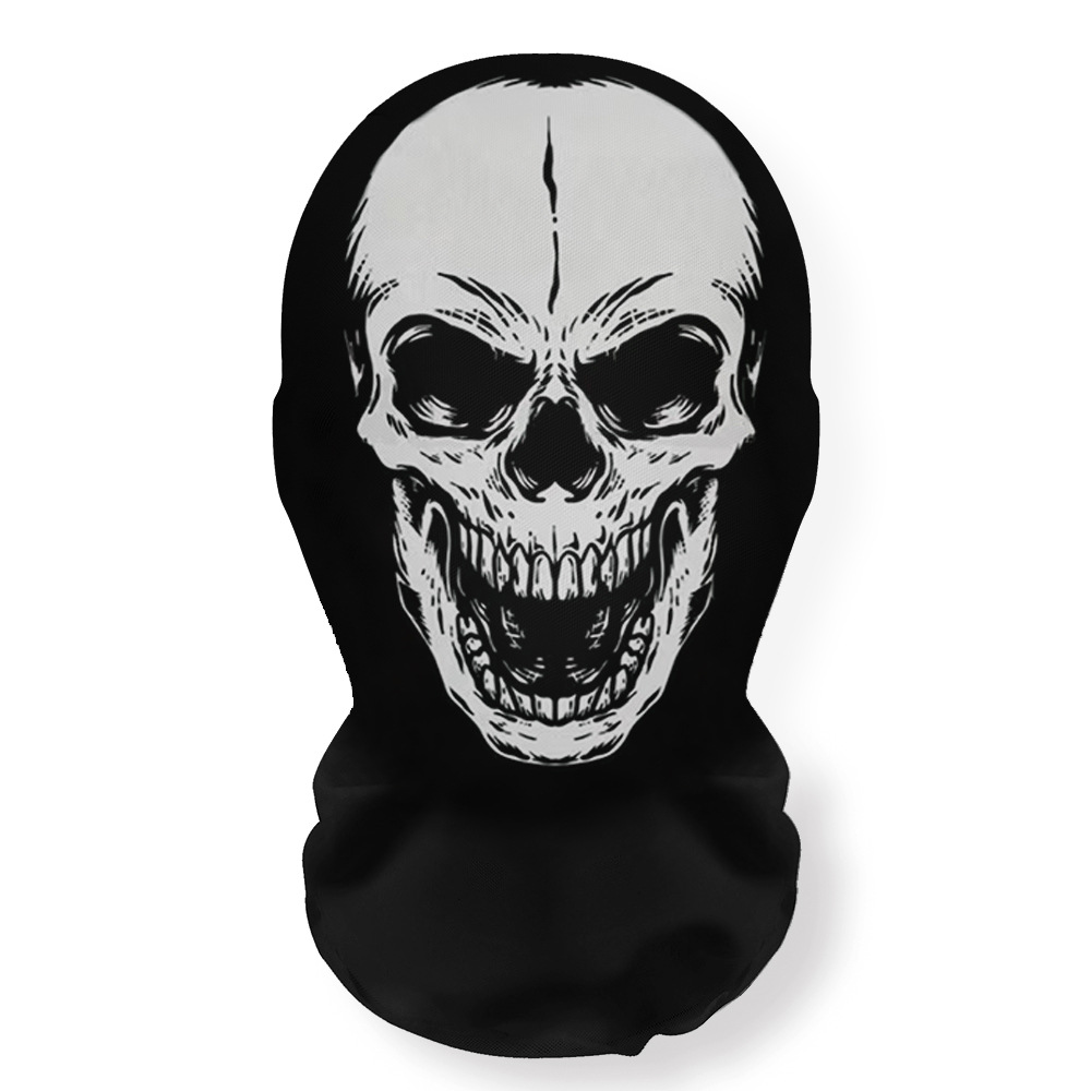 Cross-border Halloween Skull Series props parodia máscaras cubierta de cabeza nuevos productos spot todo el rostro protector solar extraño