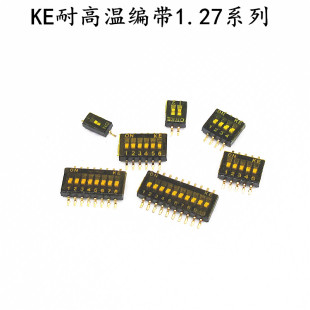 Smd Ke Dial Switch 1P/2P/3/4/6/8P/10P Bit Dial/Address Switch 1.27mm 2.54mm