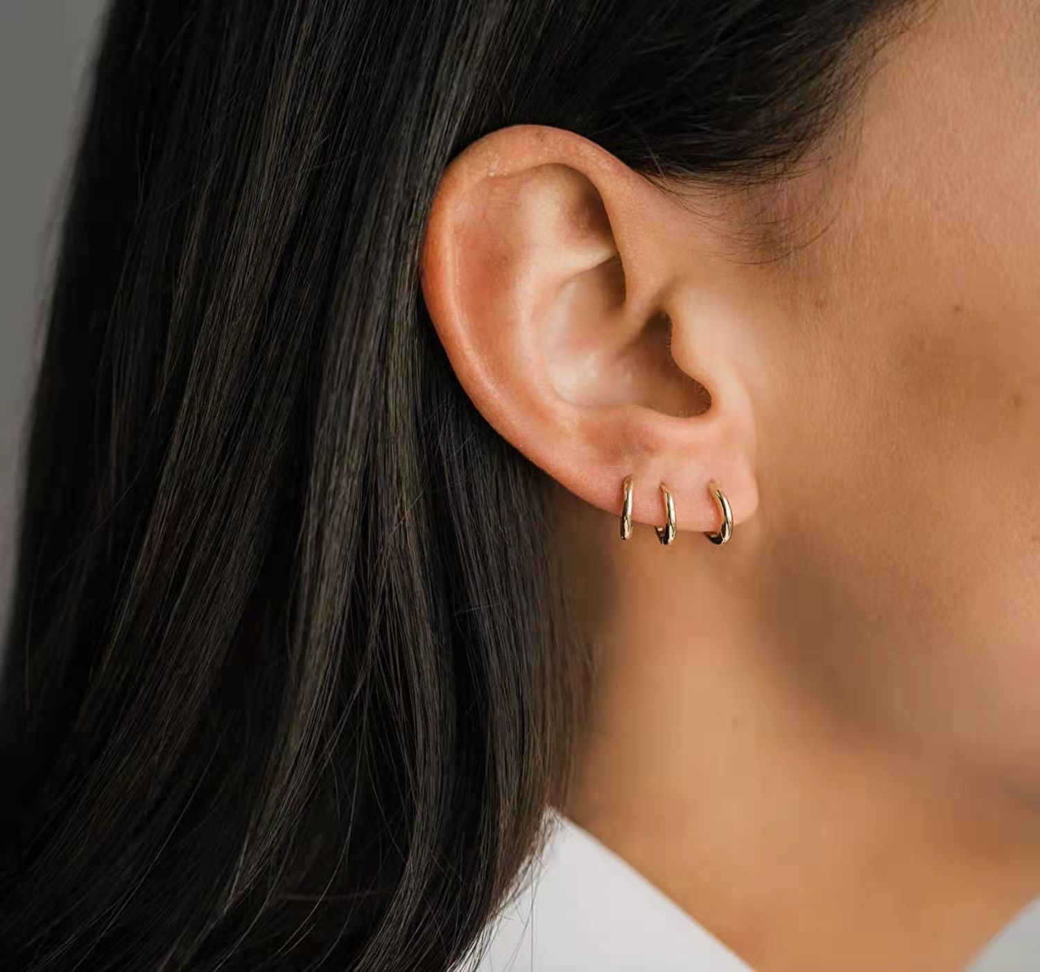 925 Sterling Silver Material 925 Sterling Silver Geometric Earrings