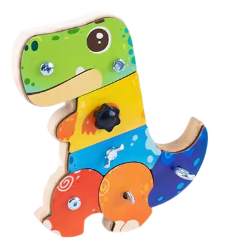Plantoys niños tornillo ensamblaje juguetes puzzle de madera juguetes regalo de mano 5455