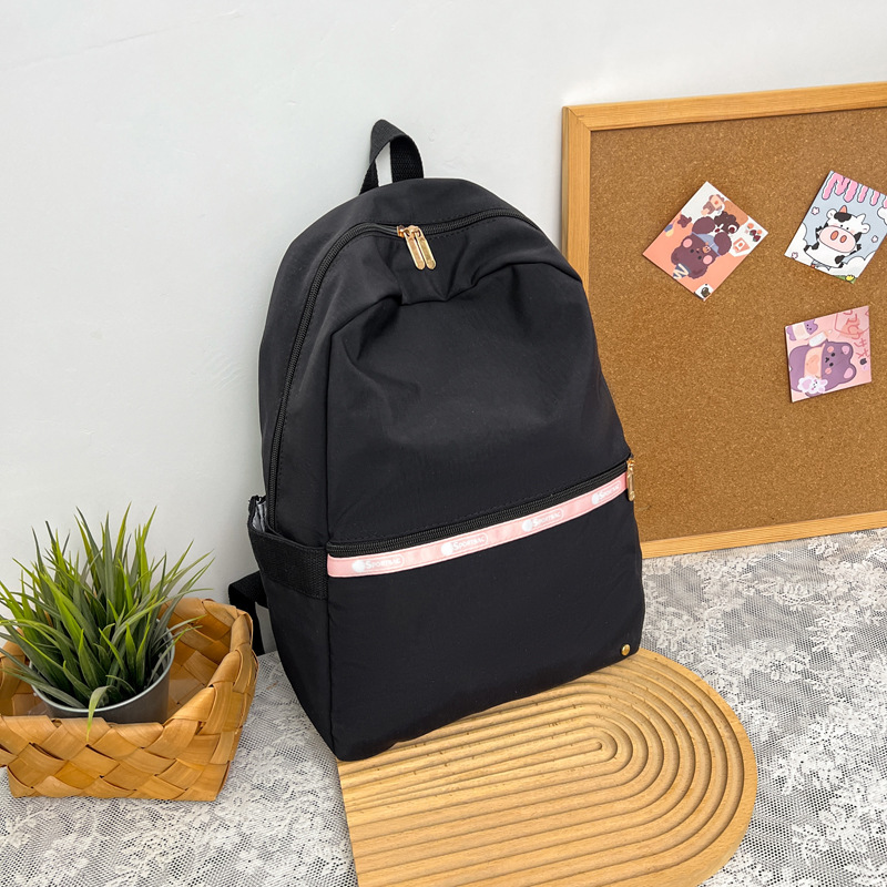 韓国版のシンプルな2025学生多用途スクールバッグレトロファッション新しいinsトラベルバックパックカジュアルシンプルバッグ|undefined