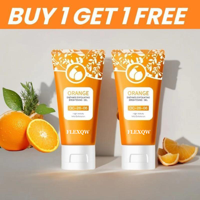 跨境热销品 Orange Exfoliating Whitening Gel去角质啫喱面霜|undefined