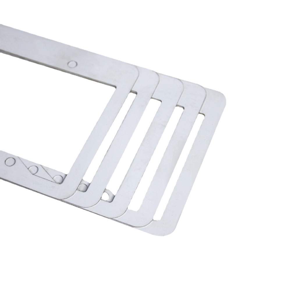 Matrícula marco fábrica directa aluminio coche placa de matrícula americana modificación rack transferencia térmica personalizado material de DIY image 6