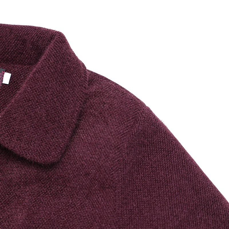 Осенне-зимнее пальто для среднего и пожилого возраста, толстое шерстяное пальто на флисовой подкладке для 60-летней бабушки, теплое пальто для мамы