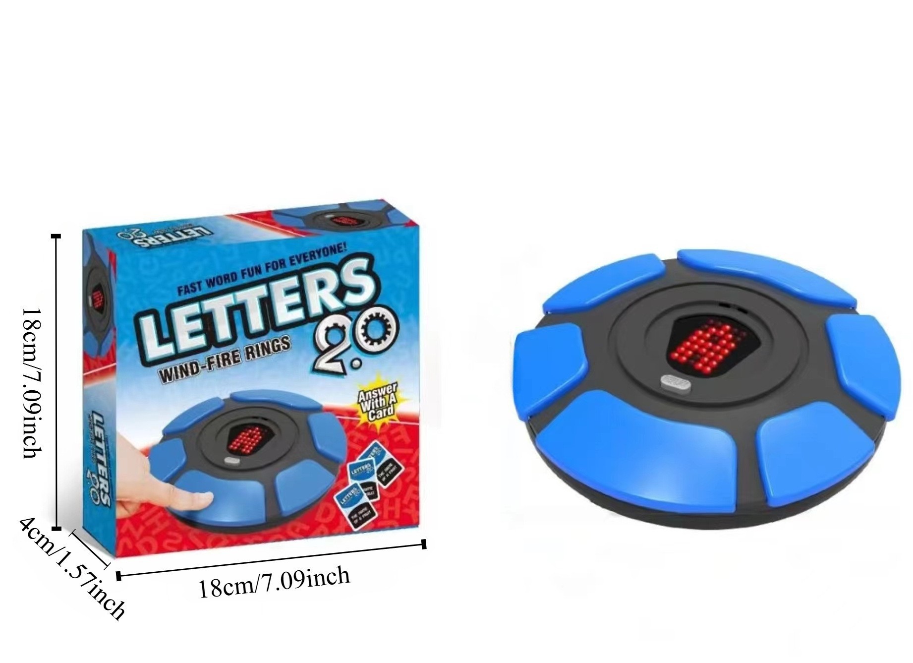 Juego de Mesa de Letras Locas para Niños Plástico Interactivo Educativo