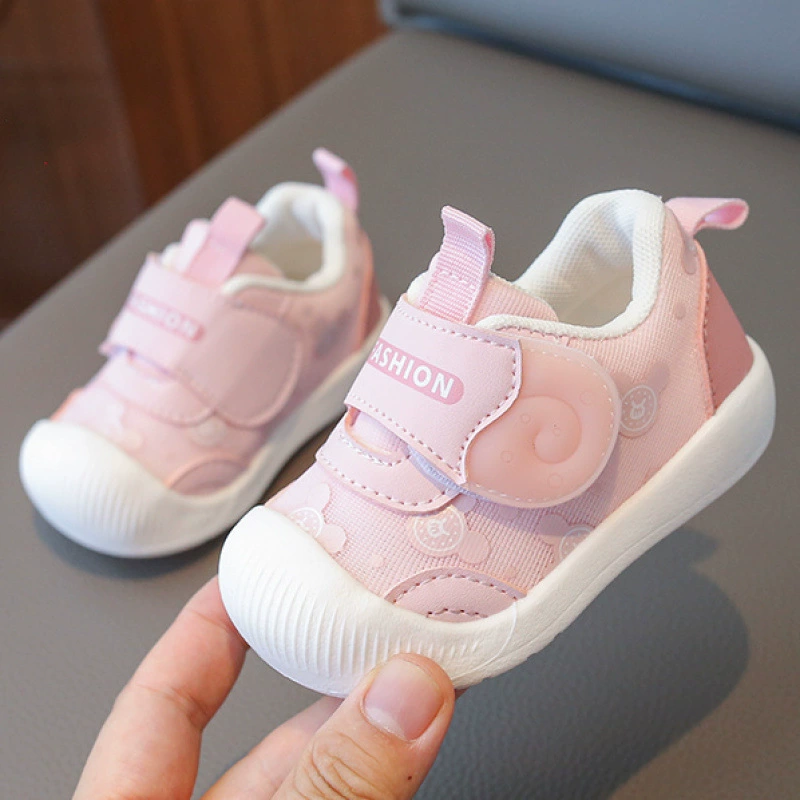 Footwear for early age girl's, children's breathable shoes, 2 years, soft sole
