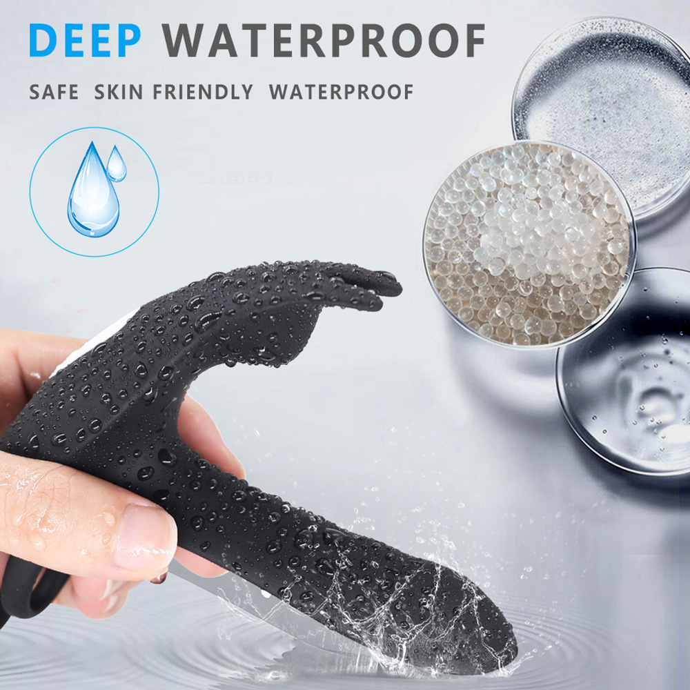 Black Fox Remote Control Vibrating Ring