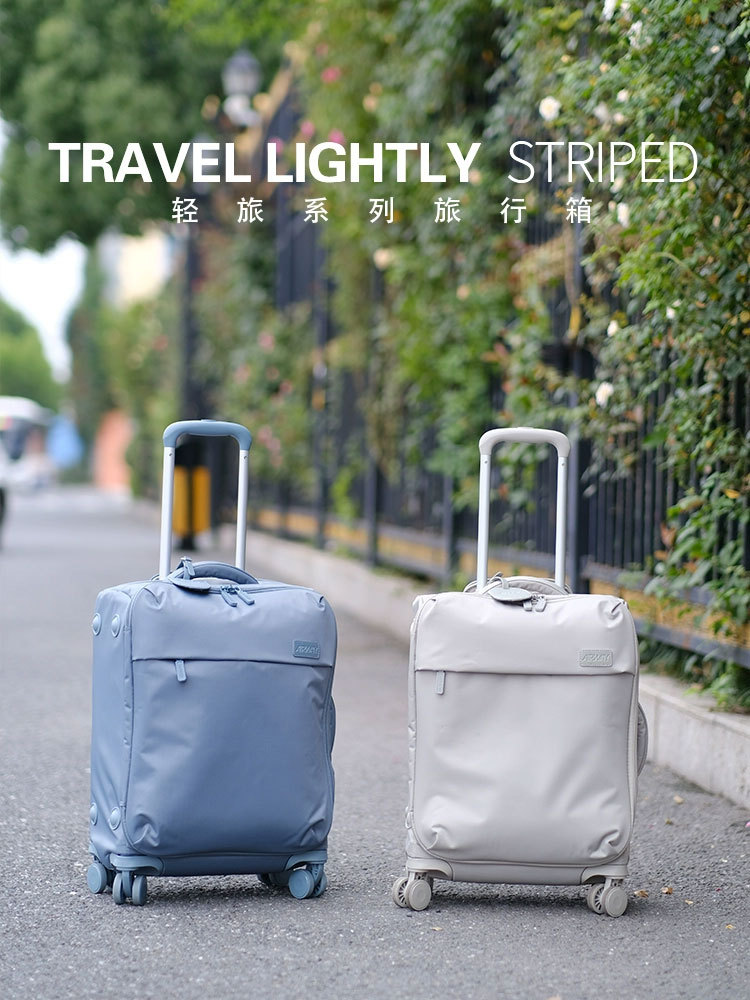 2025 Airlines Certified Ultra-Light Cloth Box 20inch Boarding Suitcase Women's Three-Zone Expansion Business Travel Suitcase Splash-Proof Soft Suitcase