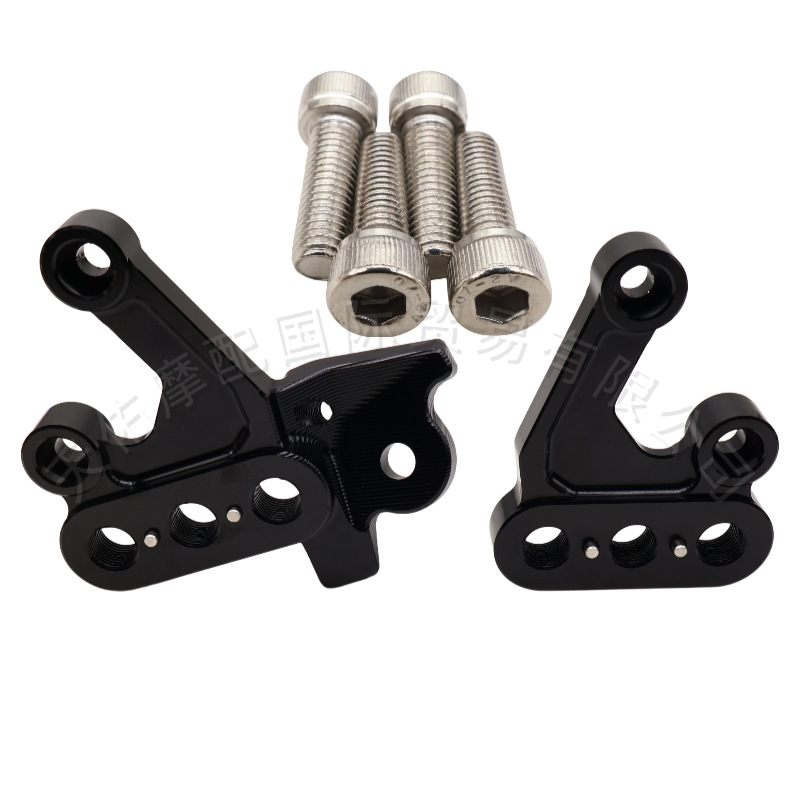 CNC modified left and right footrest side pedal connection brackets for off-road electric vehicles, suitable for Sur-Ron S/X