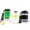 High quality coffee handheld tea for water with glass, cup