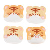 Children's warm stickers, rabbit, cartoon hairpins, with little bears, wholesale