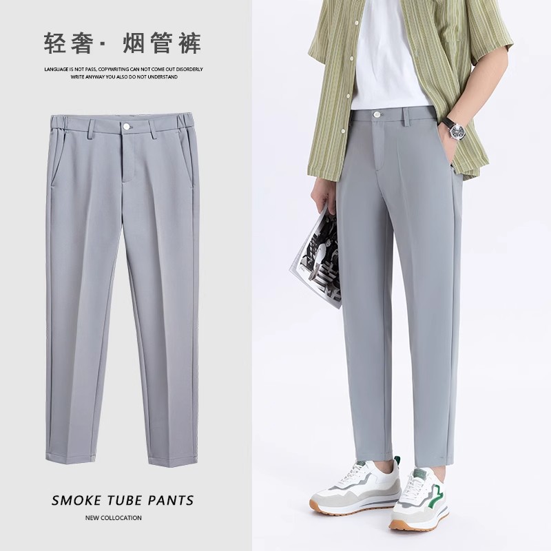Trend black trousers for leisure