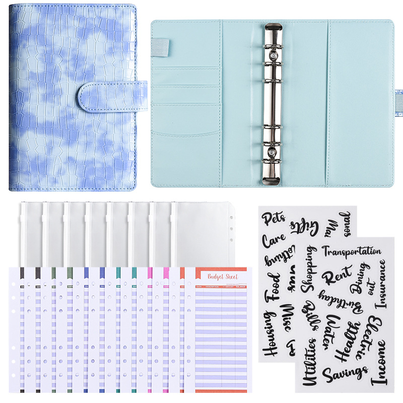 [기본 선물팩] - 크로커다일 블루 (저가 카드 12장 + 지퍼백 8장 + 워드 스티커 2장)