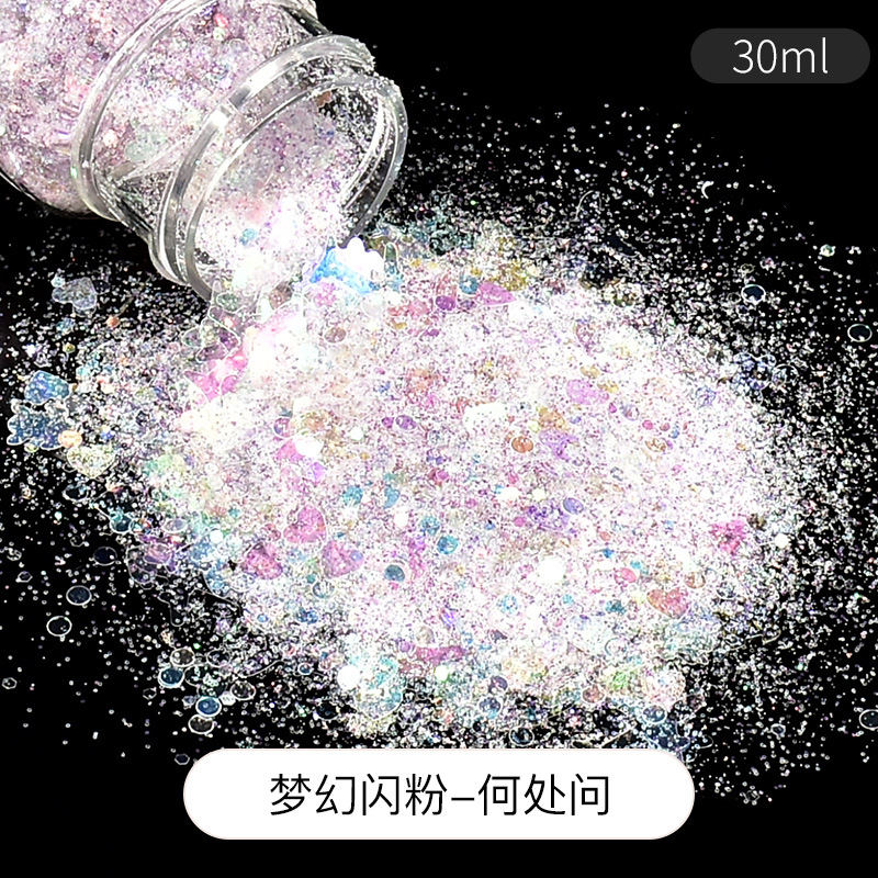 polvo brillante DIY material sequinilla goteo AB molde resina UV aceite Mahjong relleno joyas auriculares ilusión