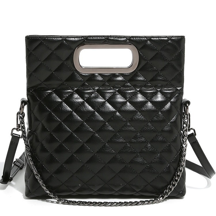 Heißer Verkauf mit High-End-Textur, klassischer Diamantgitter-Klapp-Quadrat-Schnallenkette, Einzel-Schulter-Handtasche, Umhängetasche_voghion.com