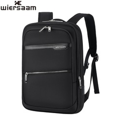 ビジネスバックパック、トレンディなメンズ防水バックパック、男性用拡張大容量出張多機能旅行用コンピューターバッグ 14inch