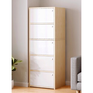Chest of Drawers Bedroom Storage Cabinet Vertical Cabinet Household Wooden Drawer Cabinet Living Room Wall Storage Cabinet Small Cabinet Storage Cabinet