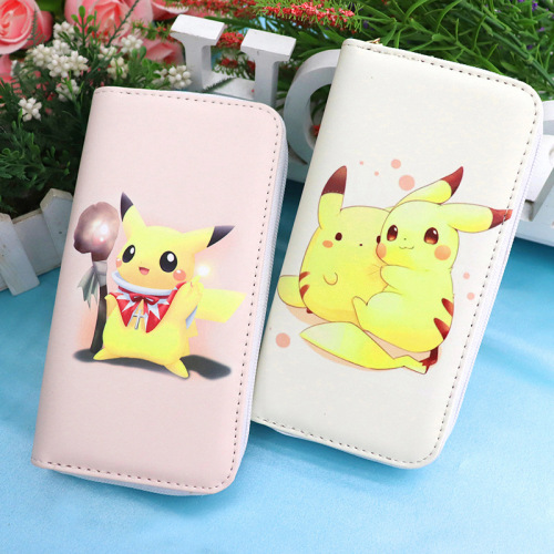 New Korean-style fashionable versatile long zipper money clip cartoon cute simple handheld phone bag