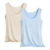 Women's ice silk vest skin + blue