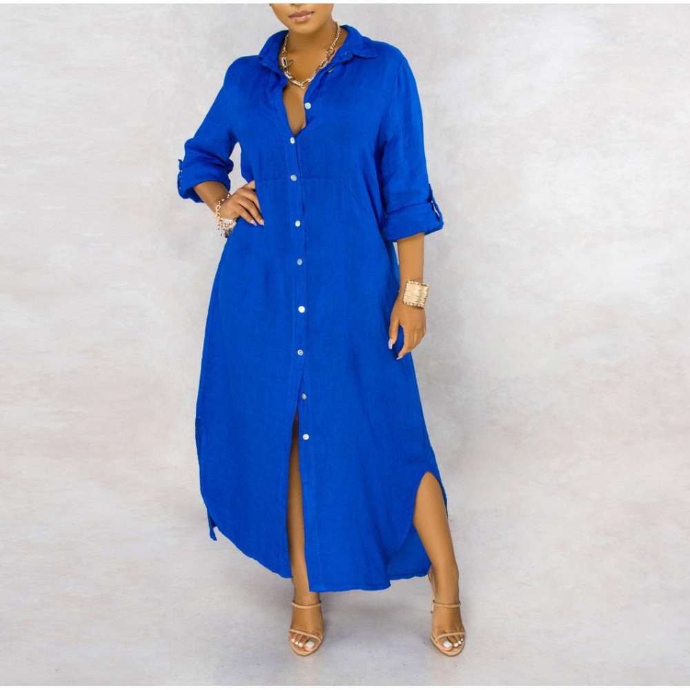 Amélia Button Dress Lifestyle Image