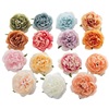 8cm Simulation Peony Flower Flower DIY Handicraft Headwear Accessories Wedding Wedding Wedding Wall Home Decoration