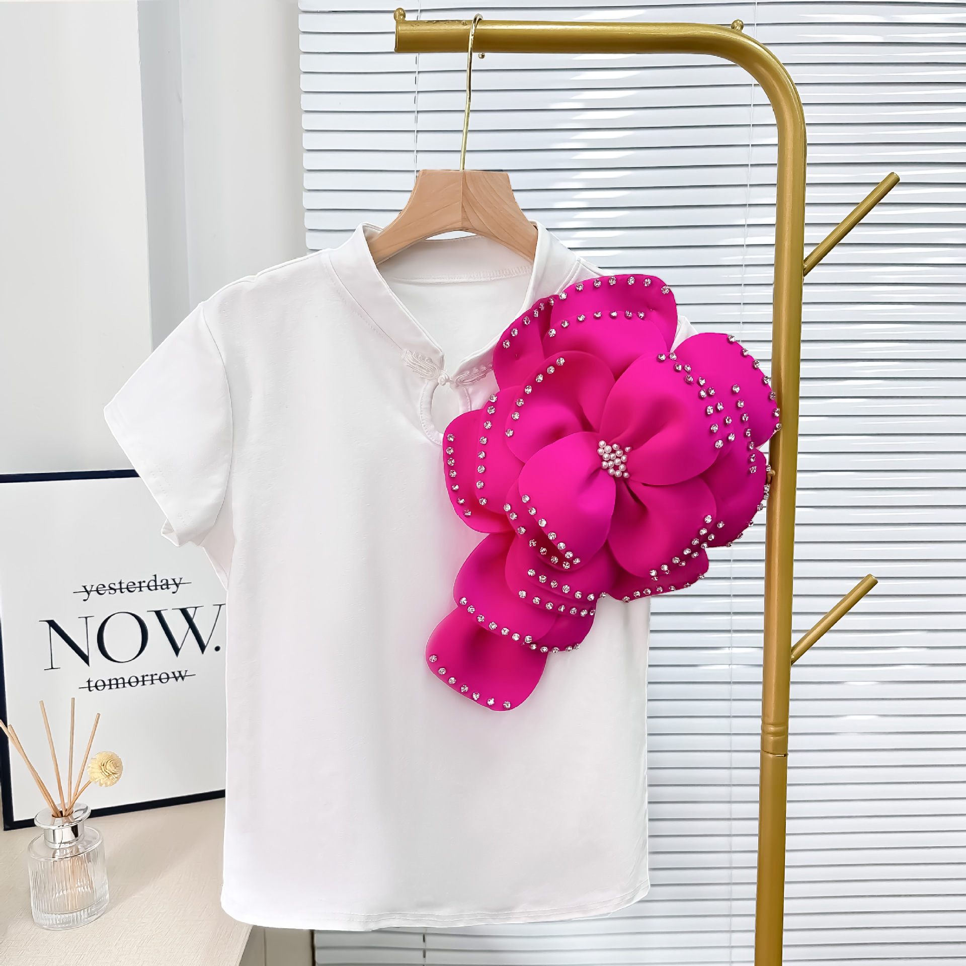 Nuevo estereoscópico multicapa tela de alta calidad flores grandes ropa DIY vestido tocado joyas para el cabello joyas de flores pectoral