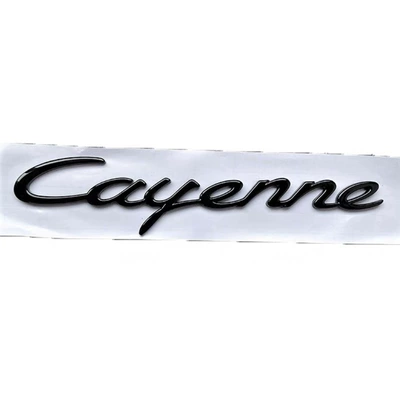 Turbo emblem, English lettering – Car logo - standard-cayenne