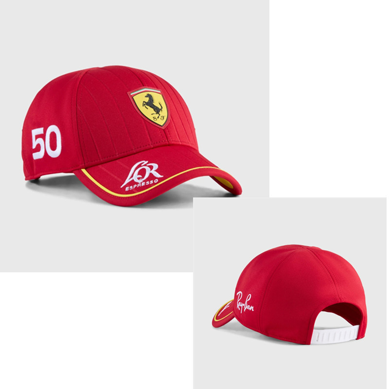 2025F1周辺のフォーミュラ1 KTMチームのレーシングキャップは、ドライバーファン野球のアヒルの舌の曲がりに帽子をかぶっています。|undefined