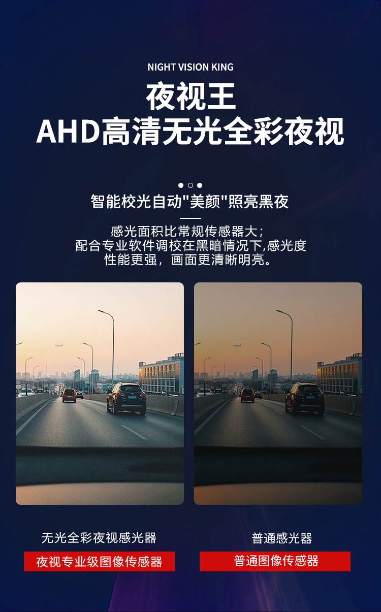 Wide-Screen Dashboard Dash Cam 1080P Reversing Voice-Controlled Android Ar Navigator Bluetooth Electronic Dog Remote Control