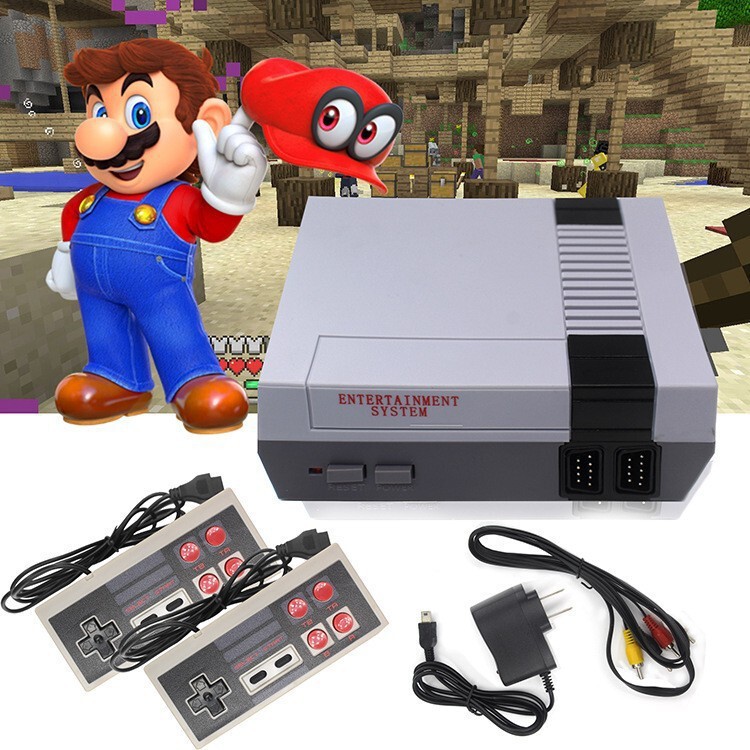 跨境外贸有线NES620掌上游戏机经典怀旧双人对打复古家用FC红白机|undefined