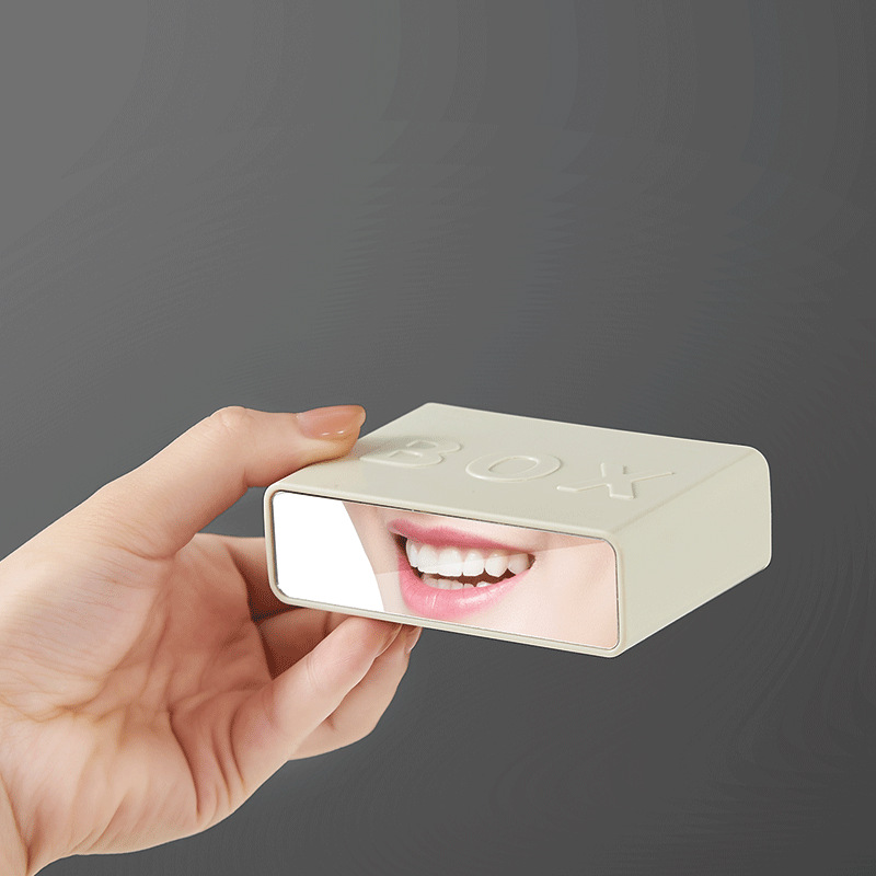 Caja de almacenamiento automático de hilo dental portátil de viaje simple, mini caja de palillos de dientes, palo de hilo dental desechable, paquete doméstico ultrafino