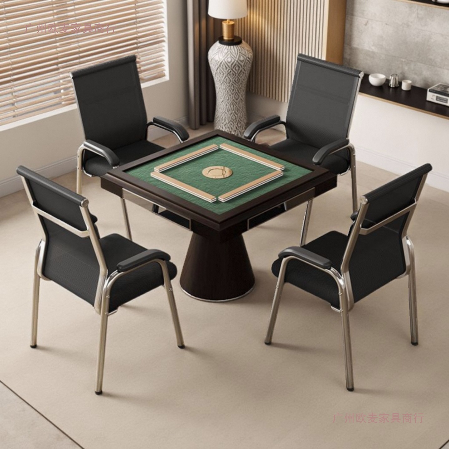 Same-Day Delivery Mahjong Chess Breathable Mesh Office Chair Bow-Shaped Conference Negotiation Chair Backrest Chair Training Chair Staff Chair