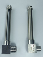 316不锈钢管状油标液位计304不锈钢护套石英玻璃管300度L型