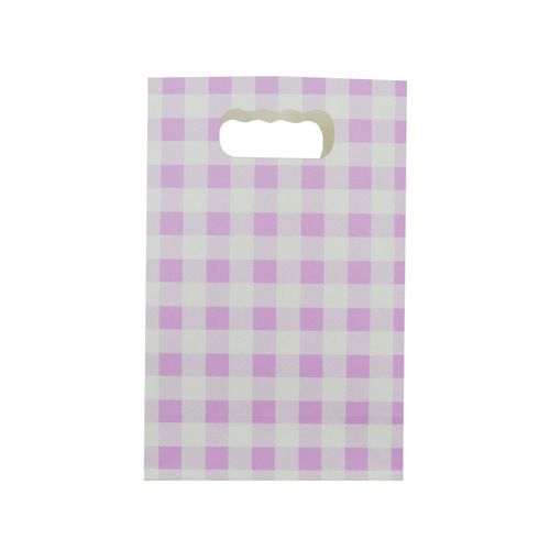 White Pink Blue Birthday Party Festival Christmas New Year Gift Gift Bag Paper Bag Small Handbag 6 Pieces