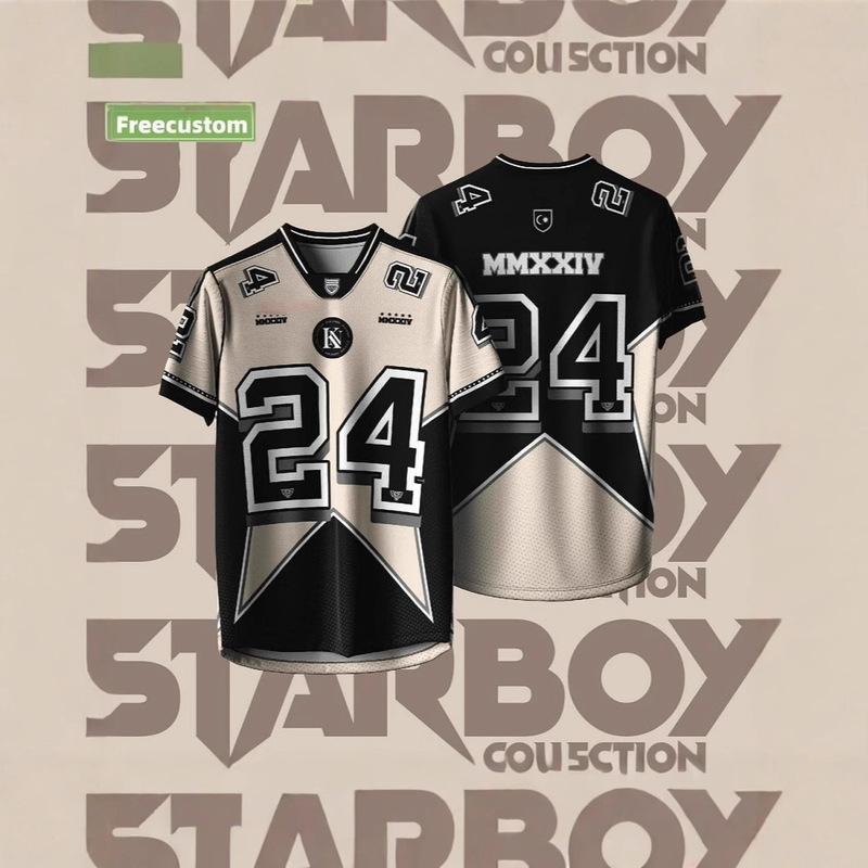 2025 Export New Men's T-Shirt 3D Digital Printing Sportswear Nfl Quick-Drying Breathable Men's Short-Sleeved T-Shirt