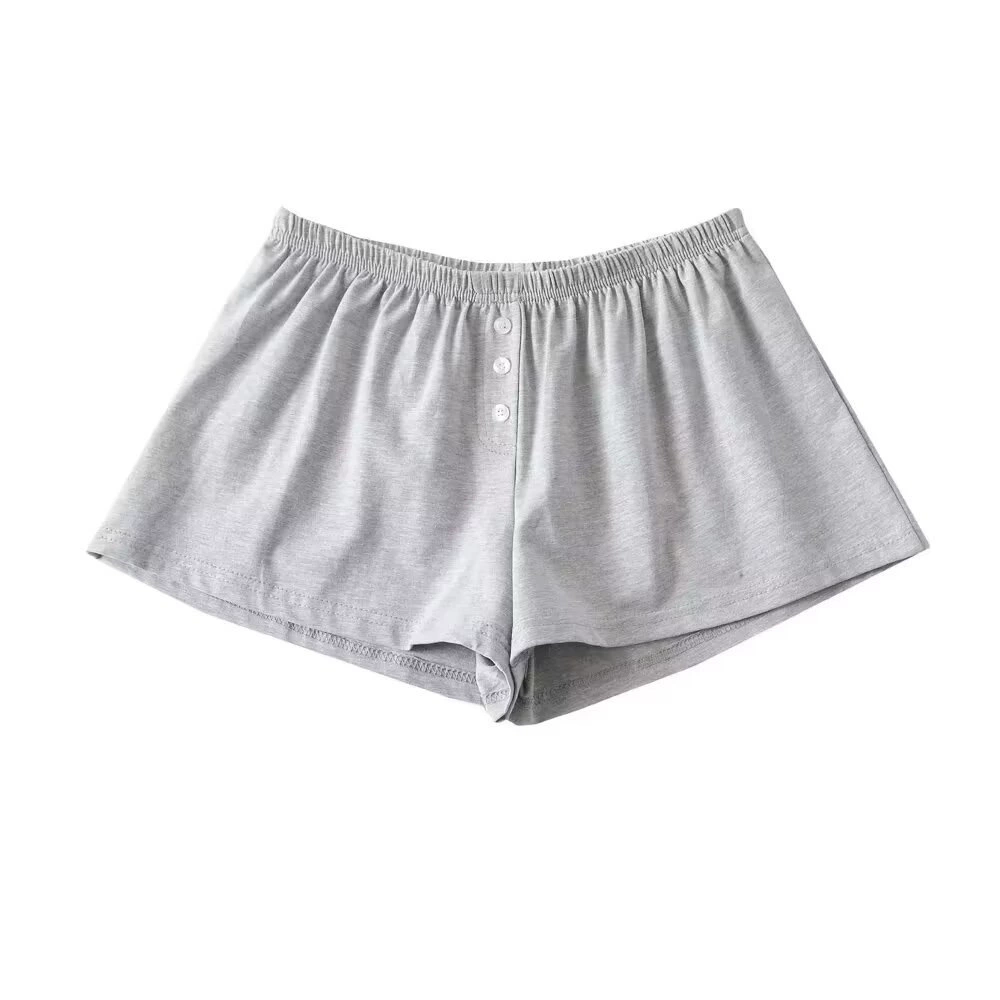Трендовые штаны, шорты, oversize, для бега, эластичный пояс, высокая талия