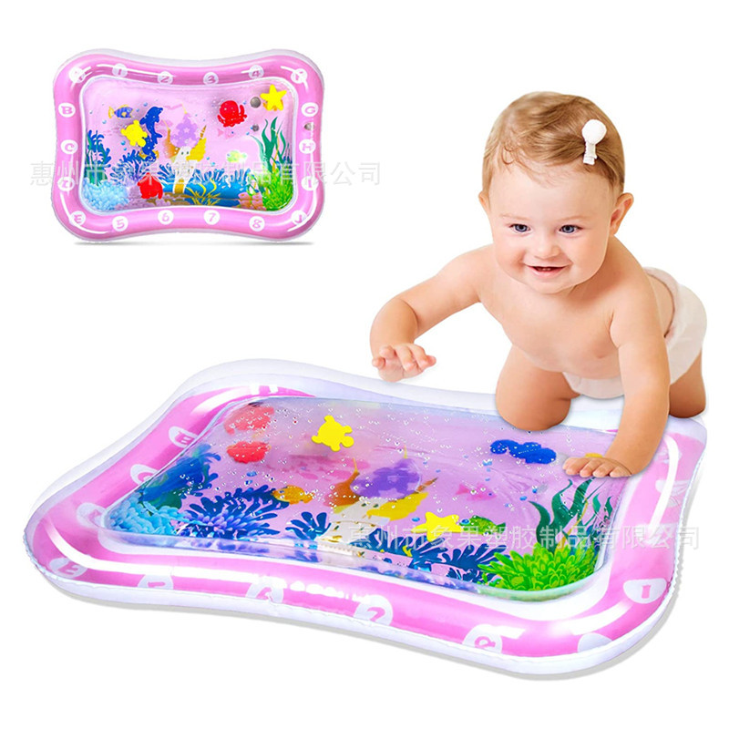 Las almohadillas de agua para bebés guían a los bebés a aprender a gatear las almohadillas de inyección de agua CPC no contiene BPA, inspección completa de inflado de fábrica transfronteriza