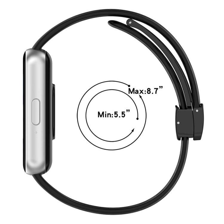 xDfind Dong Dong absorción pulsera de silicona de botón negro para Samsung Galaxy Fit3