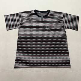 毒家版本高品质现货C家新款条纹针织圆领短袖T恤宽松版型男女同款