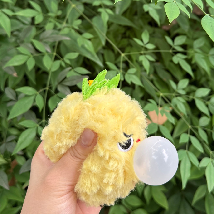 과일 버블 스퀴시 봉제인형 키링 가방 장식