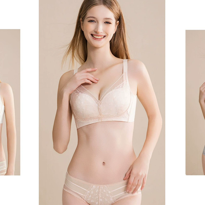 Женское нижнее белье 34-40BC Pass Cup No Tape Bret Lace No Wire Ultra Thin Paper Cup 3106 Bra