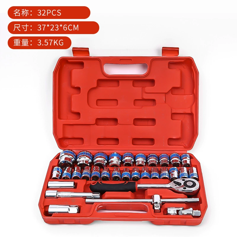 Auto repair tools 82 sets 94 socket wrench set machine repair complete tool box hardware store supply hardware tools