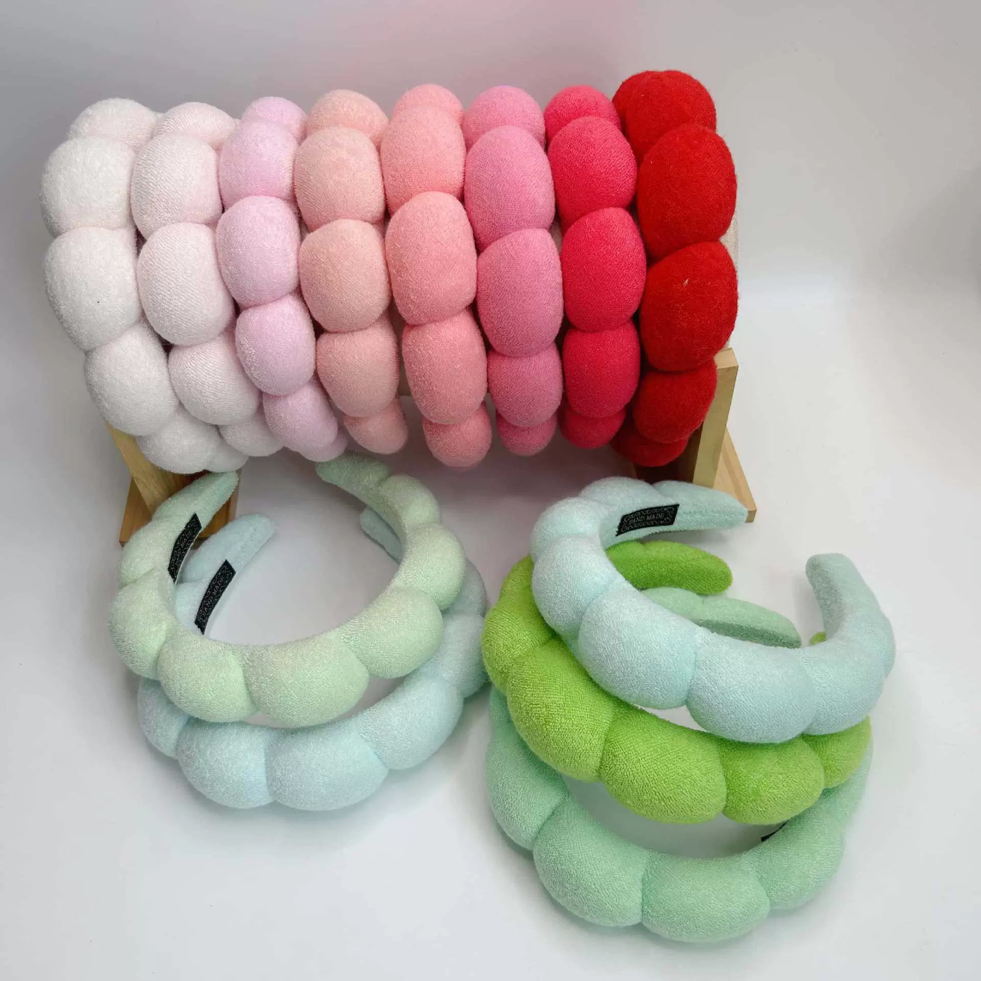 亚马逊欧美跨境发饰女洗脸云朵海绵发箍高颅顶化妆卸妆束发头箍女