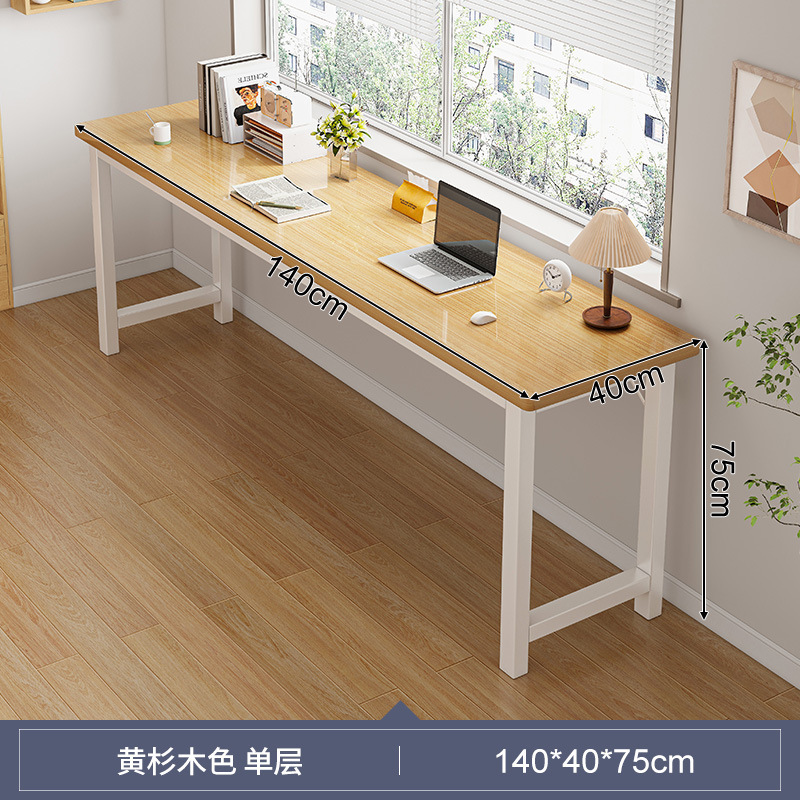 Estricta selección de escritorio, tabla larga, simple para estudiantes, mesa de cama, alquiler de escritorio de computadora estrecha, pequeño escritorio de oficina image 30