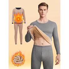K 36915 Thick Camel Wool Thermal Underwear Set ���ޱ�ů����