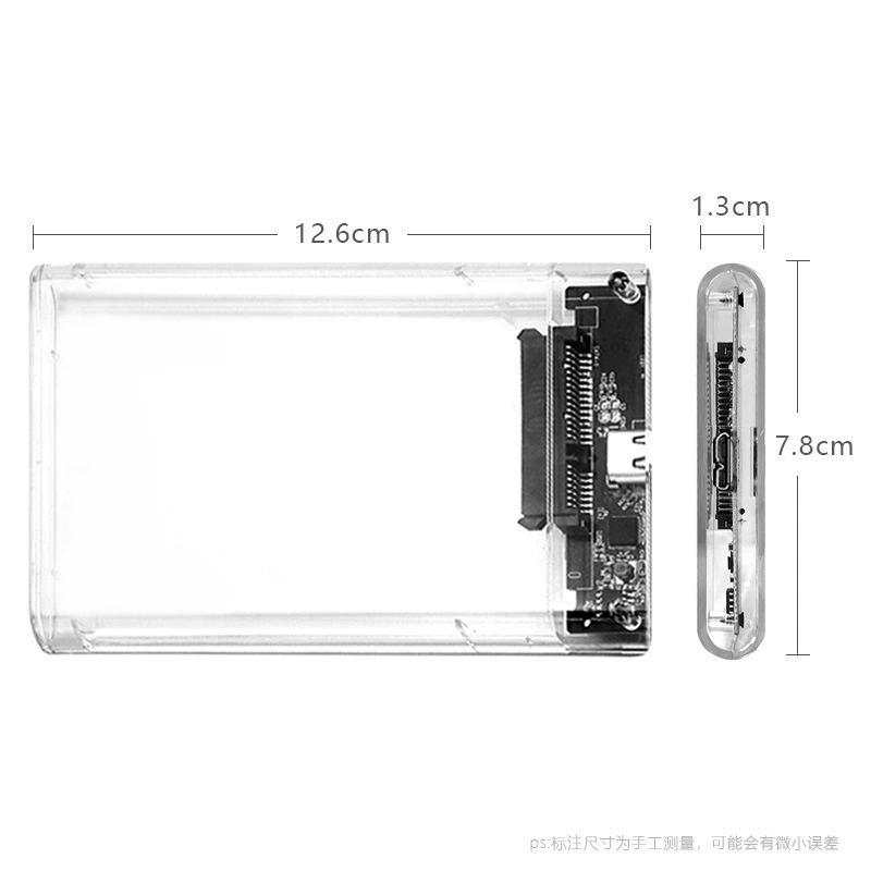 Корпус для внешнего диска, USB3.0, 2.5" для механического или SSD накопителя, корпус-адаптер для диска