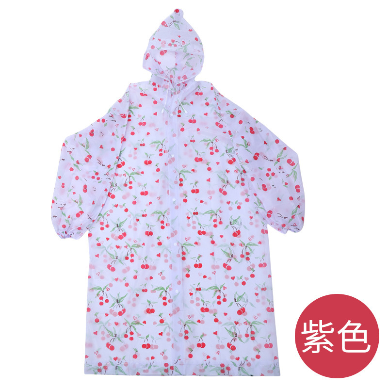 Poncho Impermeable Portátil para Adultos de EVA Reutilizable para Senderismo y Viajes al Aire Libre