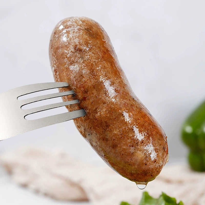 Weiyuan черный перец вкус Жареная колбаса стол черный перец хот-дог барбекю горячий горшок оригинальная хрустящая мясная колбаса оптом