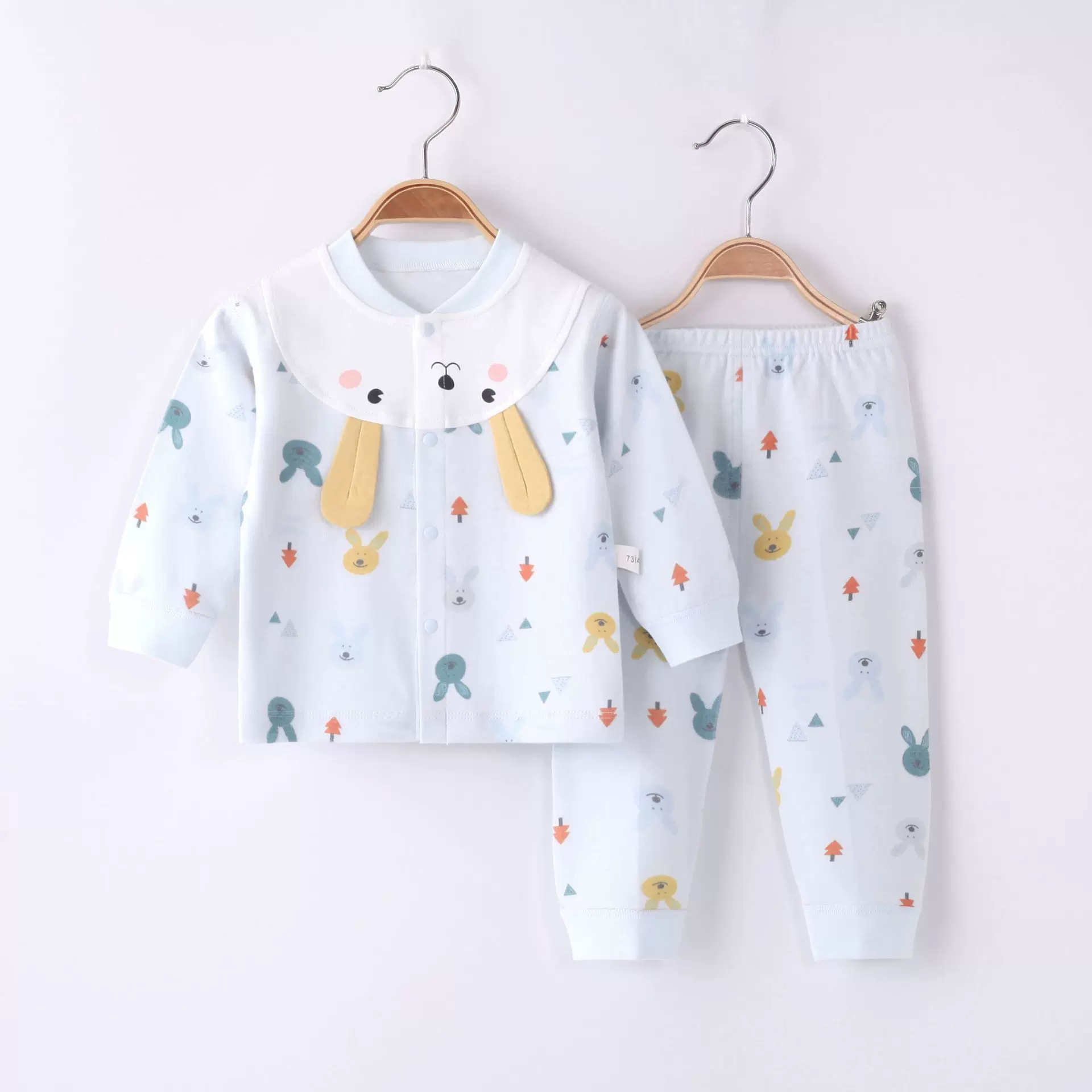 婴儿内衣套装纯棉宝宝分体秋衣秋裤全棉儿童家居服可爱春秋睡衣