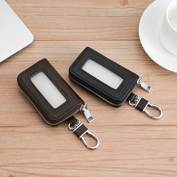 High-grade key bag business new men's and women's waist hanging car universal multi-functional home key zipper shutter